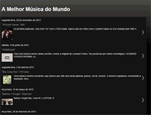 Tablet Screenshot of amelhormusicadomundo.blogspot.com