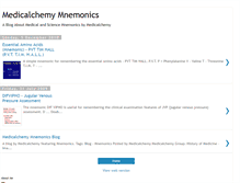 Tablet Screenshot of medicalchemy-mnemonics.blogspot.com