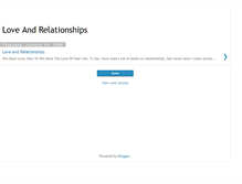 Tablet Screenshot of findingrelationships.blogspot.com