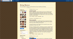 Desktop Screenshot of beingmaryse.blogspot.com