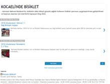 Tablet Screenshot of kocaelibisiklet.blogspot.com