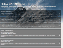 Tablet Screenshot of fisica-matematicaslaa.blogspot.com