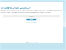 Tablet Screenshot of direktonlinegeldverdienen.blogspot.com