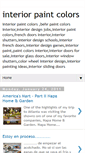 Mobile Screenshot of interior-paintcolors.blogspot.com