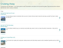 Tablet Screenshot of cruisingaway.blogspot.com
