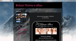 Desktop Screenshot of belezadanoivatatianealves.blogspot.com