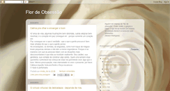 Desktop Screenshot of flor-de-obsessao.blogspot.com