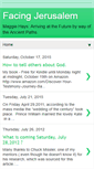 Mobile Screenshot of facingjerusalem.blogspot.com
