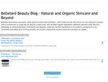 Tablet Screenshot of belletarebeautyblog.blogspot.com