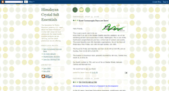 Desktop Screenshot of himalayancrystalsaltessentials.blogspot.com