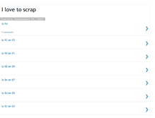 Tablet Screenshot of ilovetoscrap.blogspot.com