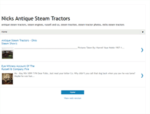 Tablet Screenshot of antiquesteamtractors.blogspot.com