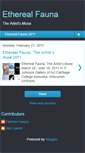 Mobile Screenshot of etherealfauna.blogspot.com