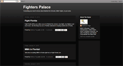 Desktop Screenshot of fighterspalace.blogspot.com