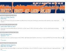 Tablet Screenshot of hockeynightonlongisland.blogspot.com