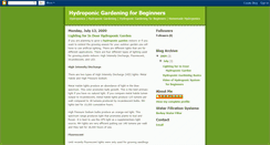 Desktop Screenshot of hydroponicgardeningforbeginners.blogspot.com