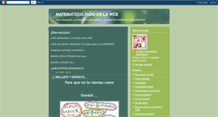 Desktop Screenshot of matematiqueandoenlaweb.blogspot.com