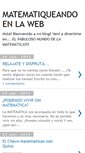 Mobile Screenshot of matematiqueandoenlaweb.blogspot.com