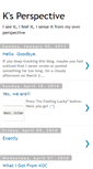 Mobile Screenshot of keysperspective.blogspot.com