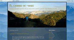 Desktop Screenshot of caminandocon-migo.blogspot.com