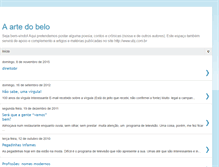 Tablet Screenshot of aartedobelo.blogspot.com