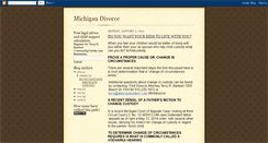 Desktop Screenshot of michigandivorce.blogspot.com