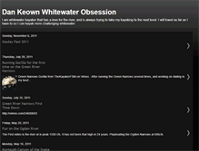 Tablet Screenshot of dankeownwhitewaterobsession.blogspot.com
