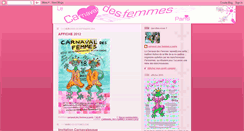 Desktop Screenshot of carnavaldesfemmesaparis.blogspot.com