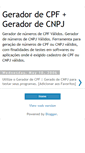 Mobile Screenshot of geradordecpf.blogspot.com