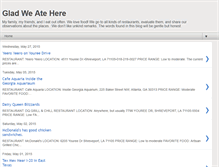 Tablet Screenshot of gladweatehere.blogspot.com