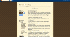 Desktop Screenshot of freezerfeastings.blogspot.com