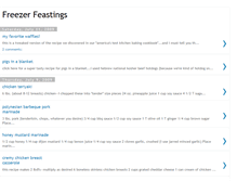Tablet Screenshot of freezerfeastings.blogspot.com