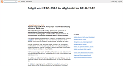Desktop Screenshot of belgie-afghanistan-belu-isaf.blogspot.com