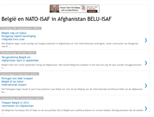 Tablet Screenshot of belgie-afghanistan-belu-isaf.blogspot.com