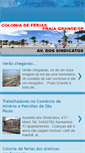 Mobile Screenshot of coloniadeferiaspraiagrande.blogspot.com