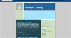 Desktop Screenshot of pintele-yid.blogspot.com