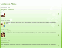 Tablet Screenshot of confessionmama.blogspot.com