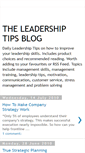 Mobile Screenshot of leadershiptips101.blogspot.com