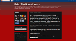 Desktop Screenshot of belathenomadyears.blogspot.com