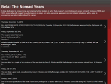 Tablet Screenshot of belathenomadyears.blogspot.com
