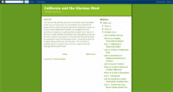 Desktop Screenshot of californiaandthegloriouswest.blogspot.com