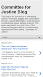 Mobile Screenshot of committeeforjustice.blogspot.com