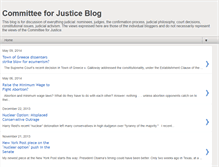 Tablet Screenshot of committeeforjustice.blogspot.com