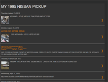 Tablet Screenshot of mynissanpickup.blogspot.com