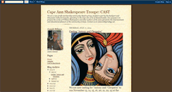 Desktop Screenshot of capeannshakespearetroupe.blogspot.com