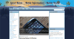 Desktop Screenshot of latest4mobile.blogspot.com