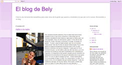 Desktop Screenshot of elblogdebeli.blogspot.com