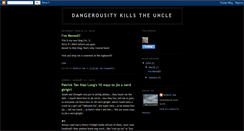 Desktop Screenshot of dangerous-man-alive.blogspot.com