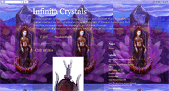 Desktop Screenshot of infinitacrystals.blogspot.com