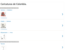 Tablet Screenshot of caricaturascolombia.blogspot.com